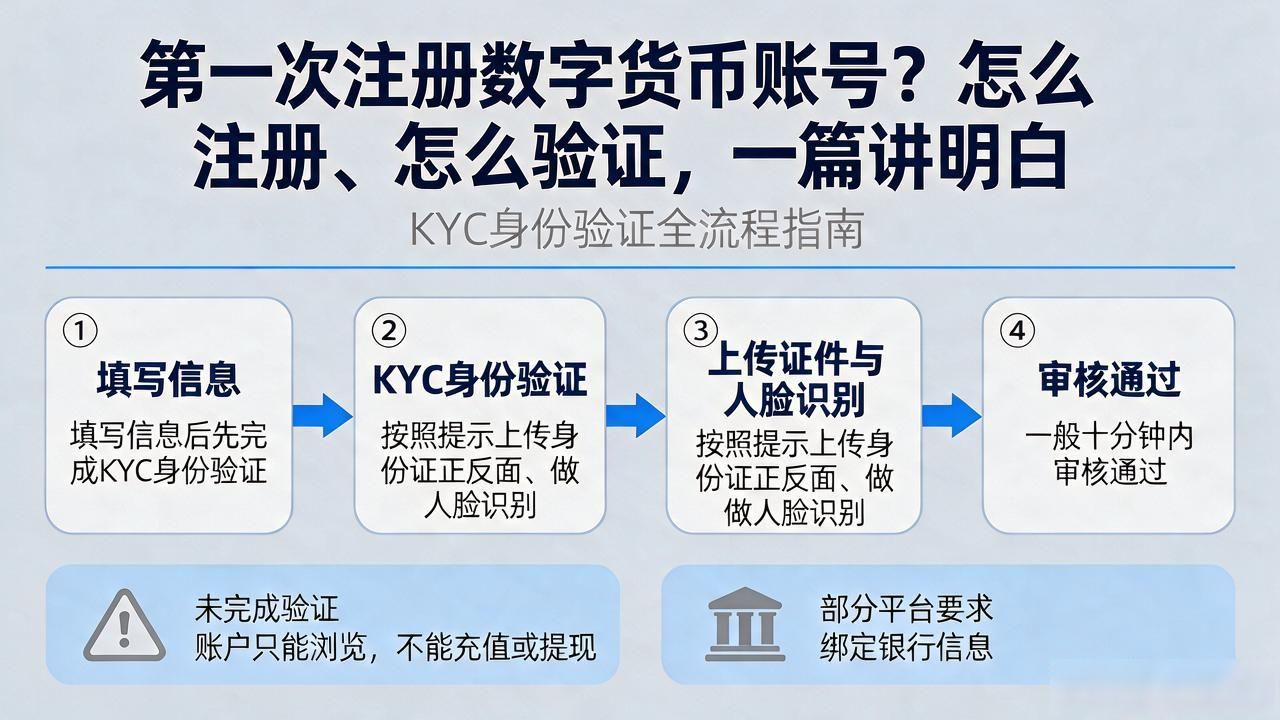 第一次注册数字货币账号？怎么注册、怎么验证，一篇讲明白