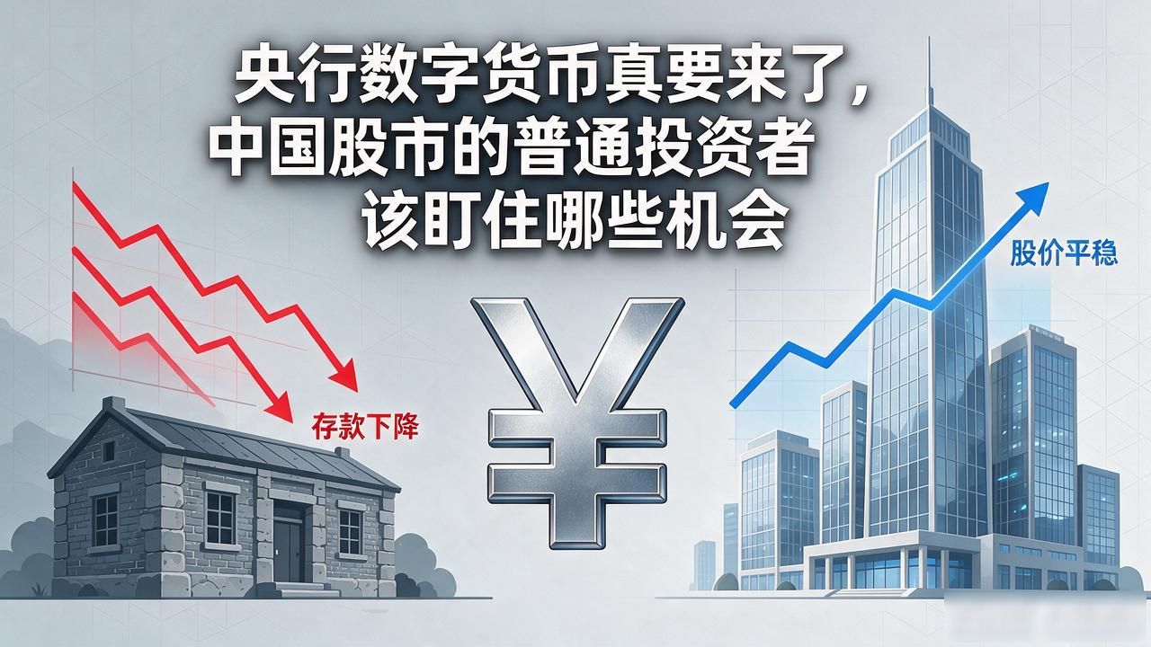 央行数字货币真要来了，中国股市的普通投资者该盯住哪些机会