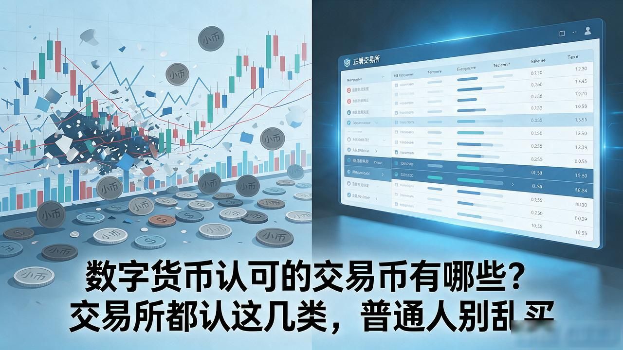 数字货币认可的交易币有哪些？交易所都认这几类，普通人别乱买