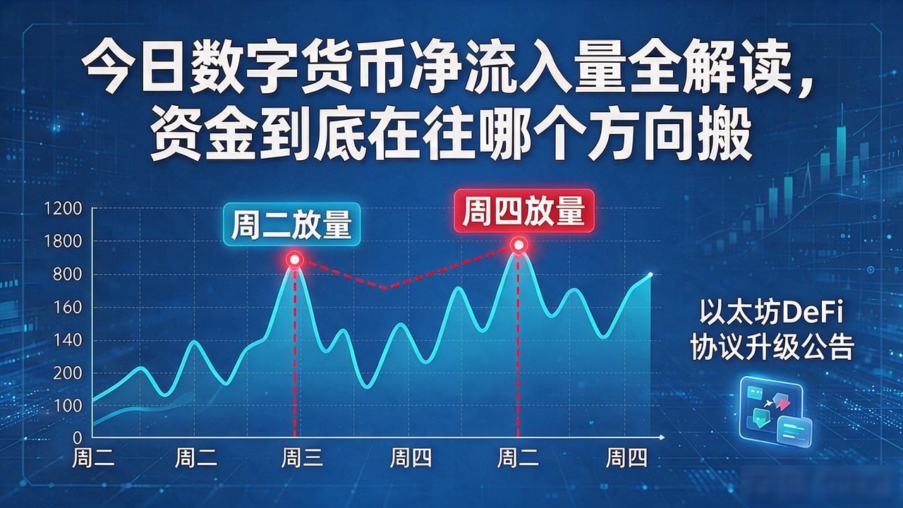 数字货币净流入数据解读_交易所资金流向分析_数字货币今日净流入量