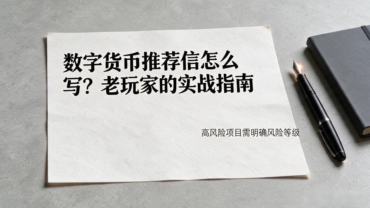 数字货币推荐信怎么写？老玩家的实战指南