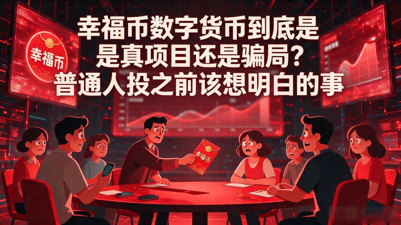 幸福币数字货币到底是真项目还是骗局？普通人投之前该想明白的事