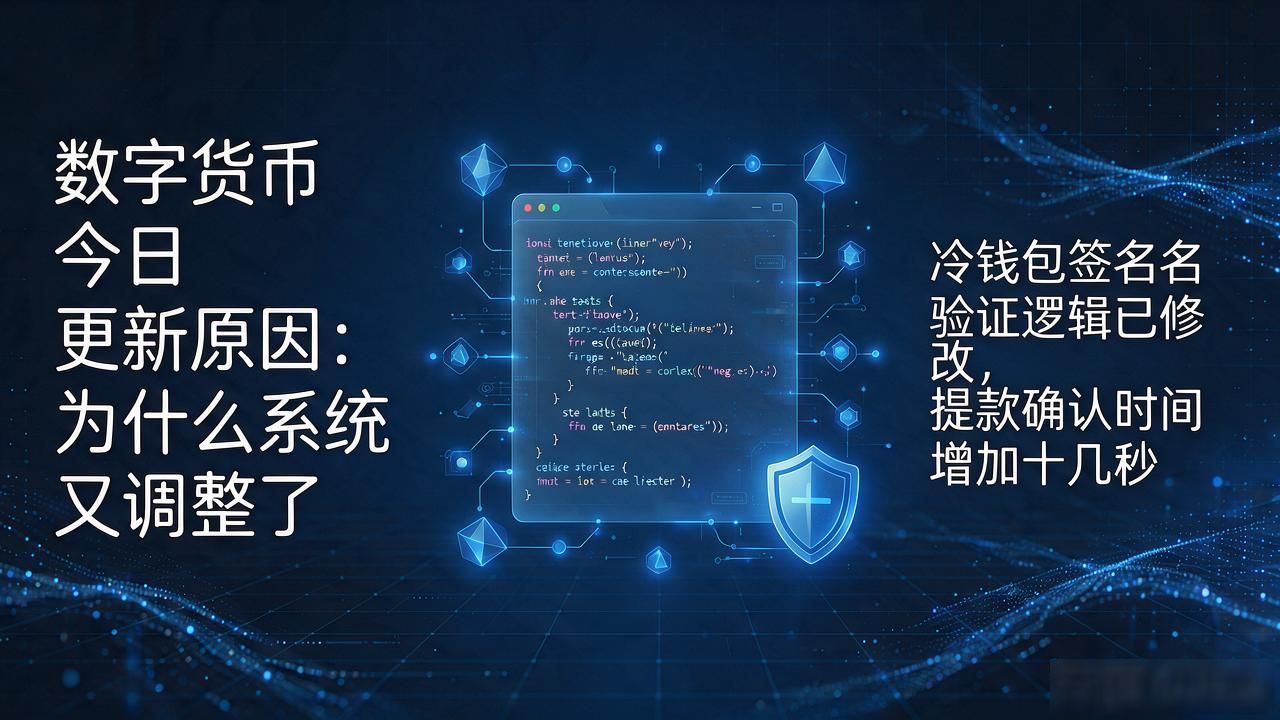 数字货币今日更新原因：为什么系统又调整了