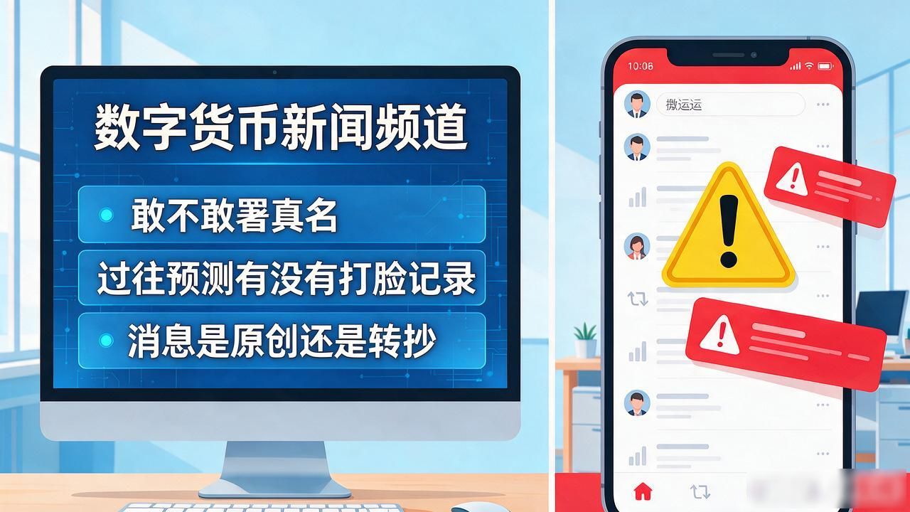 数字货币新闻频道怎么挑不踩坑，加密市场资讯源八年实战整理