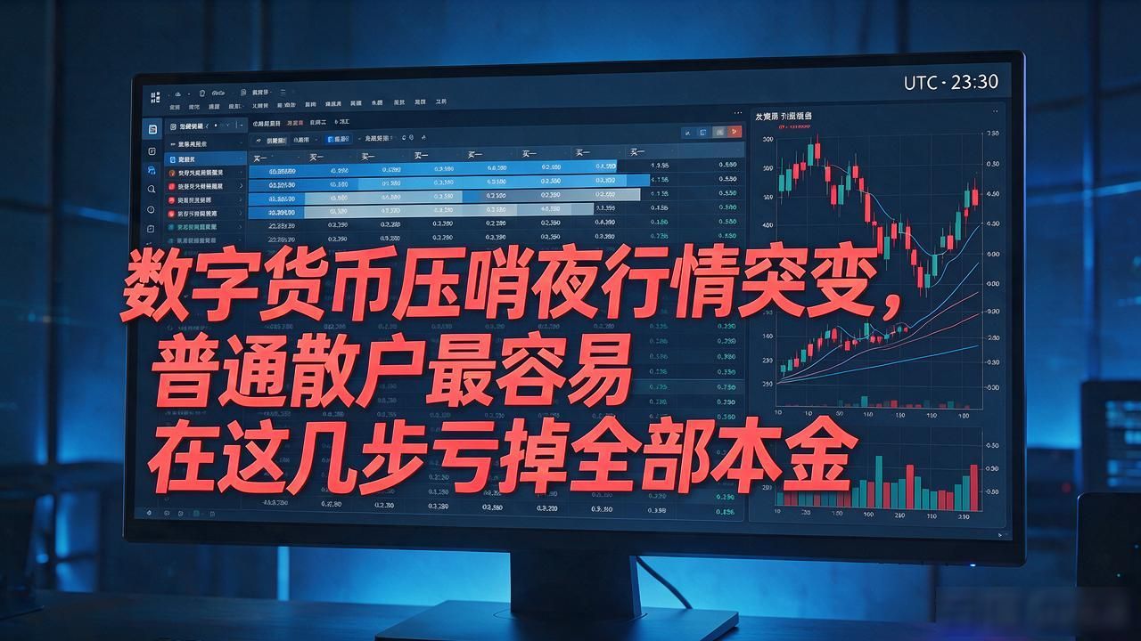 数字货币压哨夜行情突变，普通散户最容易在这几步亏掉全部本金