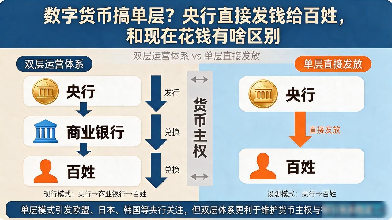 央行数字货币单层架构_数字货币央行直发_数字货币采用单层货币